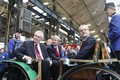 Výrobce lokomotiv CZ LOKO svezl hosty na historické drezíně