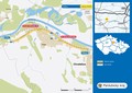 Mapa úseku silnice II/322 - Kojice