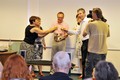 Křest katalogu k výstavě Vojmíra Vokolka s kmotrem Romanem Línkem